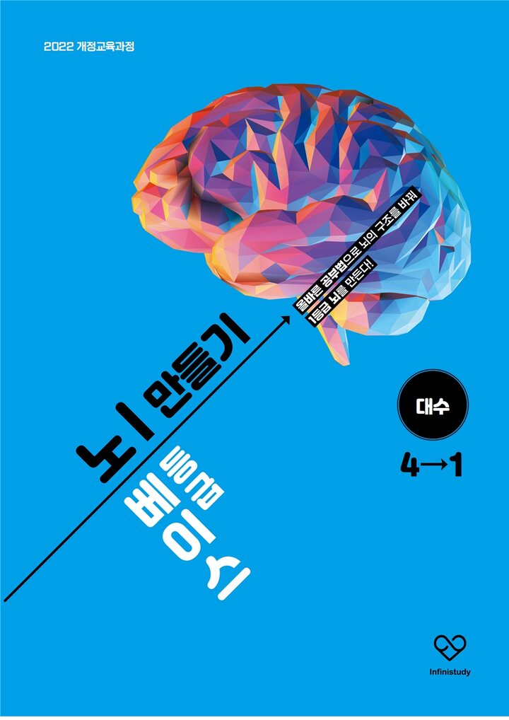 노베이스 1등급 뇌 만들기 대수 4→1 표지